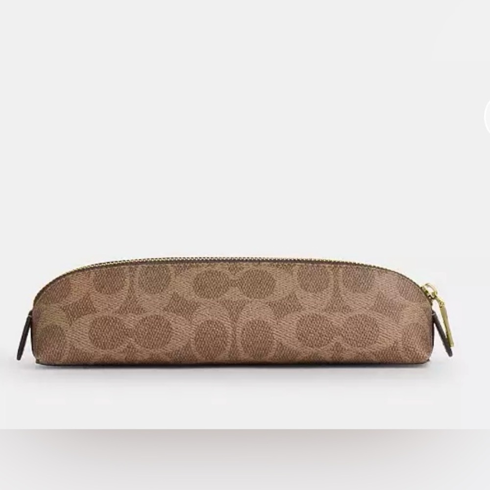 Coach Outlet Pencil Case in Signature Canvas
